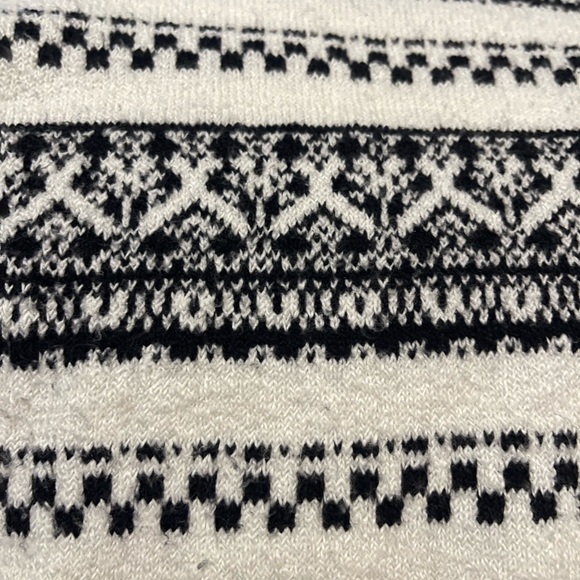 LOFT Black and White Turtleneck Sweater - Picture 5 of 5